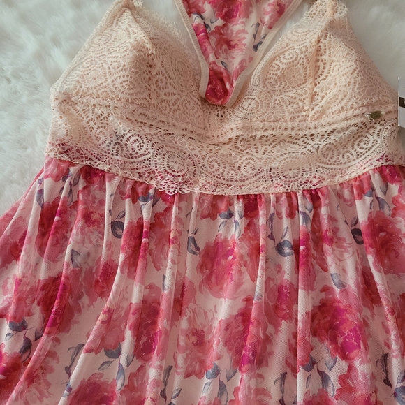JESSICA SIMPSON BRAND NEW BABYDOLL AND THONG SET SIZE M - Picture 2 of 13